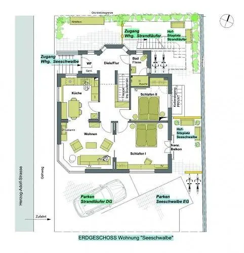 Seeschwalbe Lejlighed Husum (Schleswig-Holstein)